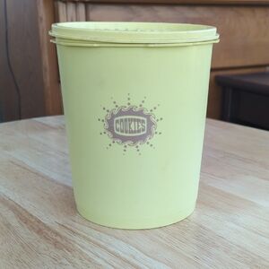 Vintage Tupperware "Cookies" Canister